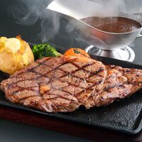 大阪 「萬野屋」 萬野和牛ロースステーキ1枚(計280g)