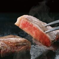 大阪 「萬野屋」 萬野和牛サーロインステーキ1枚(計320g)