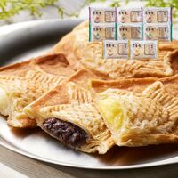 北海道 十勝クロワッサン鯛焼き3種セット（十勝つぶあん90g×3、十勝ミルク90ｇ×3、十勝カスタード90ｇ×2）