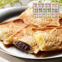 北海道 十勝クロワッサン鯛焼き3種セット（十勝つぶあん90g×6、十勝ミルク90ｇ×5、十勝カスタード90ｇ×5）