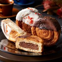 「蔵家」 クロワッサンロール2種セット（カスタード×7、チョコレートクリーム×6）