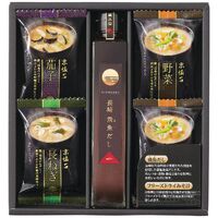 フリーズドライみそ汁＆飛魚だしセット FDA-15N 4221-016 ((野菜2個、茄子、長ねぎ各1個)、だし200ml×1本) / 味噌汁 インスタント 詰め合わせ セット 送料無料