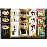 彩 味ノ蔵 フリーズドライバラエティセット F-BE 4229-050 (たまごスープ4袋、しじみ醤油味付海苔、白子味のり各3袋、マルコメ京懐石おみそ汁、アマノおみそ汁) / インスタント 詰め合わせ セット 送料無料