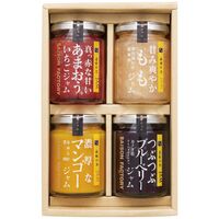 セゾンファクトリー セゾンファクトリー謹製ジャム4個詰合せ SJK-30NI 4230-065 (あまおういちご・もも・マンゴー・ブルーベリー各1瓶) / ジャム 詰め合わせ セット 送料無料