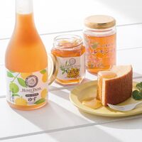 山田養蜂場 プレミアムスイーツギフト PSL-50 4233-059 (はちみつバウム、ゆずハニードリンク、レモン蜂蜜、しょうがはちみつ漬各1瓶) / 詰め合わせ セット 送料無料