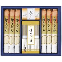 信州そば・細うどんセット FUL-30R 4250-079　(細うどん6袋、信州そば4束) / そば 蕎麦 うどん 詰め合わせ セット 送料無料