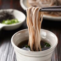 半生善光寺そば4人前つゆ付×8P(ケース販売) / 送料無料 蕎麦