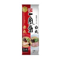 一風堂とんこつラーメン白丸･赤丸(乾麺タイプ)×20入(ケース販売)  / 送料無料 らーめん