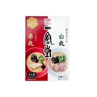 一風堂白丸・赤丸(乾麺タイプ)箱 4食×18箱 / ラーメン 送料無料
