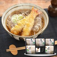 【お歳暮】岩手 「北舘製麺」 北のそばギフトセット（更科そば×2、藪そば×3）《お届け期間：11月18日～12月25日》 / 蕎麦 常温 ギフト 送料無料