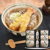 【お歳暮】岩手 「北舘製麺」 北のそばギフトセット（更科そば×3、藪そば×3）《お届け期間：11月18日～12月25日》 / 蕎麦 常温 ギフト 送料無料