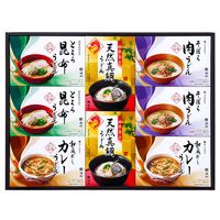【お歳暮】奈良 「池利」 具材で楽しむ手延三輪うどん詰合せ（和風だしカレーうどん、そぼろ肉うどん、天然真鯛うどん、とろろ昆布うどん×各2）《お届け期間：11月18日～12月25日》 / うどん 常温 ギフト 送料無料