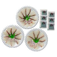 【お歳暮】愛媛 宇和海産 鯛しゃぶ 80g×3《お届け期間：11月18日～12月25日》 / しゃぶしゃぶ 鍋 冷凍 ギフト 送料無料