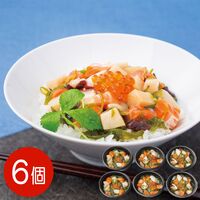 【上代厳守】陸奥三陸 たっぷり海鮮丼の具  6個セット / 国産 冷凍 送料無料