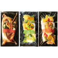 【上代厳守】人気のハラスを３種のソースで楽しむ サーモンハラスソテー 3パック セット（香味バター・ガーリックソース・もろみ醤油 各1パック） / 冷凍 送料無料