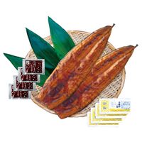 【上代厳守】特大 鹿児島県産うなぎ蒲焼 長焼き セット 400g（長焼き 200g 2尾) / 国産 鰻 ウナギ 冷凍 送料無料