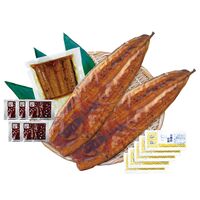 【上代厳守】超特大 鹿児島県産うなぎ蒲焼とカットうなぎのセット 580g （長焼き 250g 2尾・カットうなぎ 80g×1パック) / 国産 鰻 ウナギ 冷凍 送料無料