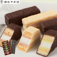 【倉入れ】「銀座千疋屋」 銀座ミルフィーユ 3種×各2個 (ケース入数：12,ロット：1) / 常温 ギフト 送料無料