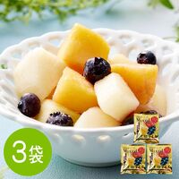 山形 「凍眠フルーツ」 ミックスフルーツ3袋セット / 国産 冷凍フルーツ 送料無料