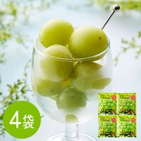 山形 「凍眠フルーツ」 シャインマスカット4袋セット / 国産 冷凍フルーツ 送料無料