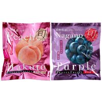 「凍眠フルーツ」 2種セット（白桃、ナガノパープル） / 国産 冷凍フルーツ 送料無料