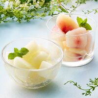 山形 「凍眠フルーツ」 2種セット（白桃、ラ・フランス） / 国産 冷凍フルーツ 送料無料