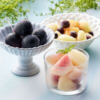 「凍眠フルーツ」 3種セット（白桃、ナガノパープル、ミックスフルーツ） / 国産 冷凍フルーツ 送料無料