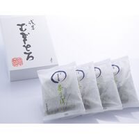 東京 「浅草むぎとろ」 茶そば4袋 白箱入り / 蕎麦 常温 送料無料
