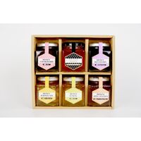 大阪 「久保養蜂園」 キューブハニージャムセット 6種 / はちみつ 蜂蜜 ジャム 常温 送料無料