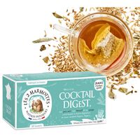 【倉入れ】LE 2 MARMOTTES ハーブティー コクテルディジェスト（30袋入）（ケース入数：10,ロット：1） / 紅茶 ティーバッグ 常温 送料無料