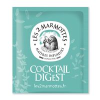 【倉入れ】LE 2 MARMOTTES ハーブティー コクテルディジェスト（30袋入）（ケース入数：10,ロット：1） / 紅茶 ティーバッグ 常温 送料無料