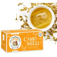 【倉入れ】LE 2 MARMOTTES ハーブティー カモミール（30袋入）（ケース入数：10,ロット：1） / 紅茶 ティーバッグ 常温 送料無料
