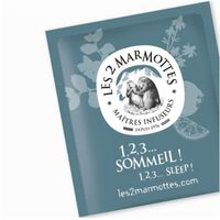 【倉入れ】LE 2 MARMOTTES ハーブティー レモンバーム＆カモミール（30袋入）（ケース入数：10,ロット：1） / 紅茶 ティーバッグ 常温 送料無料