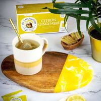 【倉入れ】LE 2 MARMOTTES ハーブティー シトロンジンジャー（30袋入）（ケース入数：10,ロット：1） / 紅茶 ティーバッグ 常温 送料無料