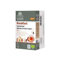 【倉入れ】LES JARDINS DE GAIA BIO ブレックファスト ティーバッグ（20袋入）（ケース入数：10,ロット：1） / 紅茶 ティーバッグ 常温 送料無料