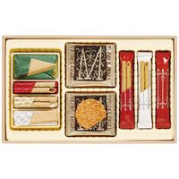 本髙砂屋 菓子詰合せ(エコルセ三角4包・短冊6包・丸型各4包・マンデルチーゲル10枚・モンロワ6包・ヘーゼルナッツ3包) EMR30 1182-059 / 常温 送料無料 洋菓子 ギフト 詰め合わせ セット