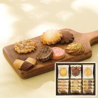 メリーチョコレート クッキーコレクション(チョコレートチップ・ストロベリーチョコレートチップ・ジャンドゥヤ＆ホワイト・ダージリンティー各3枚・バター・カカオ・リーフパイ各2枚) CC-SH 1187-011 / 常温 送料無料 洋菓子 ギフト 詰め合わせ セット