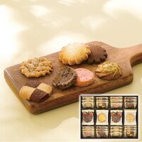 メリーチョコレート クッキーコレクション(カカオ・チョコレートチップ・ストロベリーチョコレートチップ・ジャンドゥヤ＆ホワイト・ダージリンティー各6枚・バター・リーフパイ各3枚) CC-S 1187-035 / 常温 送料無料 洋菓子 ギフト 詰め合わせ セット