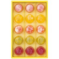 ひととえ ピッコロドルチェ(ピーチ＆グレープフルーツ・アップル＆パイン・マンゴー＆ライチ・レモン＆ライム・カシス＆ストロベリー各3個) PDB-15 1191-060 / 常温 送料無料 ゼリー ギフト 詰め合わせ セット