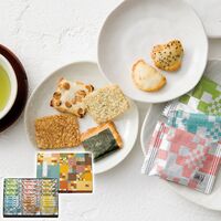 赤坂柿山 あ・ら・かしこ(ひとくち慶長(醤油・青海苔各5枚)・ひとくち豆柿・ひとくち海苔巻各4枚・古乃端(海老・胡麻各4粒)) AL-20 1195-020 / 常温 送料無料 おかき ギフト 詰め合わせ セット