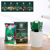スターバックス オリガミパーソナルドリップコーヒーギフト(ハウスブレンド9g×4袋2箱・パイクプレイスロースト・ライトノートブレンド・カフェベロナ各9g×4袋1箱) SBX-40B 1208-055 / 常温 送料無料 スタバ コーヒー ギフト 詰め合わせ セット