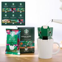 スターバックス オリガミパーソナルドリップコーヒーギフト(ハウスブレンド・カフェベロナ各9g×4袋2箱・パイクプレイスロースト・ライトノートブレンド各9g×4袋1箱) SBX-50B 1208-067 / 常温 送料無料 スタバ コーヒー ギフト 詰め合わせ セット