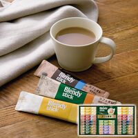 AGF ブレンディスティックカフェオレコレクション(カフェオレ14g×6本・カフェオレ(ミルクたっぷり14g×6本・甘さなし11.4g×4本)・紅茶オレ11g×3本・抹茶オレ12g×2本・ヘーゼルナッツオレ11g×4本) BST-25D 1210-048 / 常温 送料無料 コーヒー ギフト 詰め合わせ セット