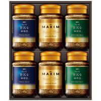 AGF プレミアムインスタントコーヒーギフト((ブラジルブレンド・キリマンジャロブレンド)・マキシムスペシャルブレンド各2瓶・各65g) ZIC-55D 1211-088 / 常温 送料無料 コーヒー ギフト 詰め合わせ セット