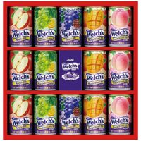 ウェルチ ウェルチギフト(コンコードグレープ2缶・アップル・マンゴーブレンド・ホワイトグレープ＆レモン・ピーチブレンド各3缶) W20T 1215-048 / 常温 送料無料 ジュース セット