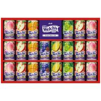 ウェルチ ウェルチギフト(コンコードグレープ・パインアップルブレンド各2缶・アップル・ピーチブレンド各6缶・マンゴーブレンド・ホワイトグレープ＆レモン各3缶) W30T 1215-050 / 常温 送料無料 ジュース セット