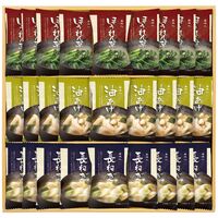 美味心 フリーズドライ味噌汁ギフト(油あげ・ほうれん草・長ねぎ各9個) TK-COS 1218-056 / 常温 送料無料 みそ汁 セット