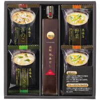 フリーズドライみそ汁＆飛魚だしセット（マルコメ京懐石(野菜2個・きのこ・長ねぎ各1個)・長崎飛魚だし200ml×1本） FDA-15 1219-010 / 常温 送料無料 味噌汁 セット