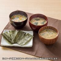 フリーズドライみそ汁＆有明味のりセット（マルコメ京懐石(野菜・きのこ各1個)・白子有明味のり(8切8枚)3個） NF-AO 1219-060 / 常温 送料無料 味噌汁 海苔 セット
