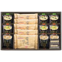 フリーズドライみそ汁＆有明味のりセット（マルコメ京懐石(野菜・きのこ・長ねぎ各3個)・白子有明味のり(8切8枚)5個） NF-BE 1219-084 / 常温 送料無料 味噌汁 海苔 セット